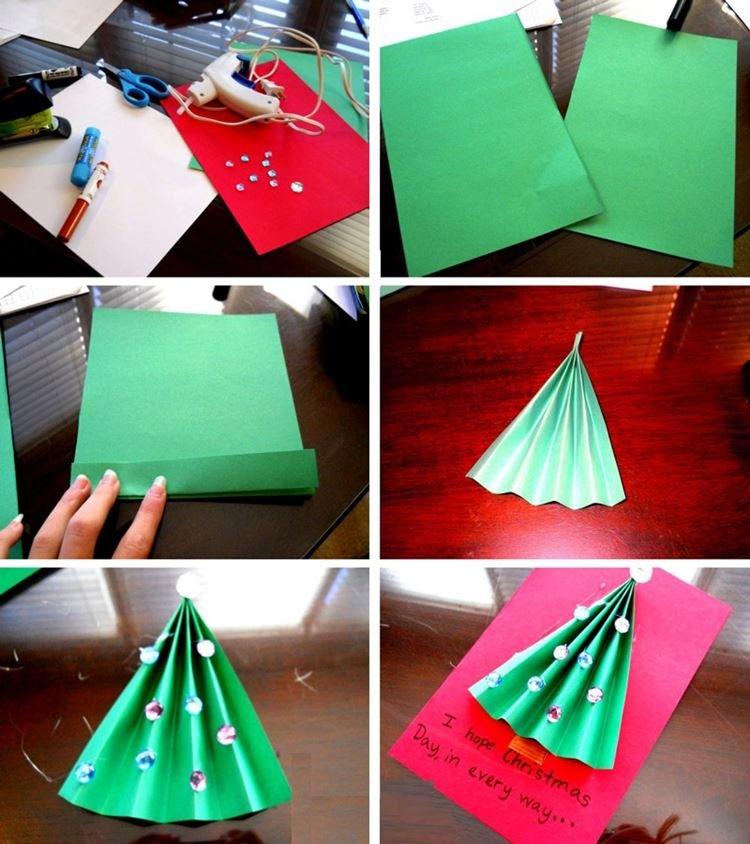 Carte de Noël bricolage simple