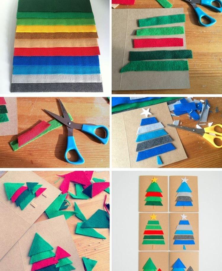 Cartes de feutre bricolage