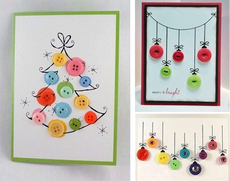 Cartes de Noël DIY - photos et idées
