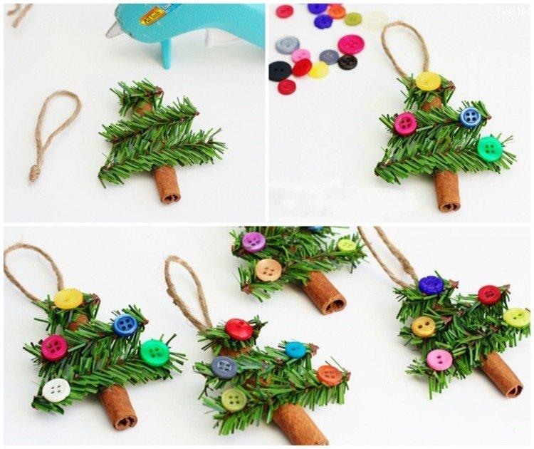 Petits sapins de Noël - Bricolage de Noël pour les enfants