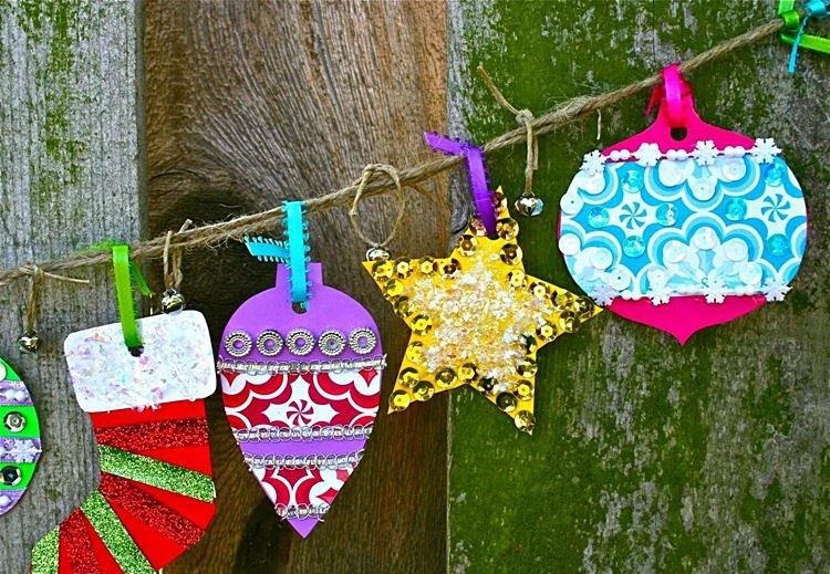 Artisanat en papier du Nouvel An pour les enfants - photos et idées