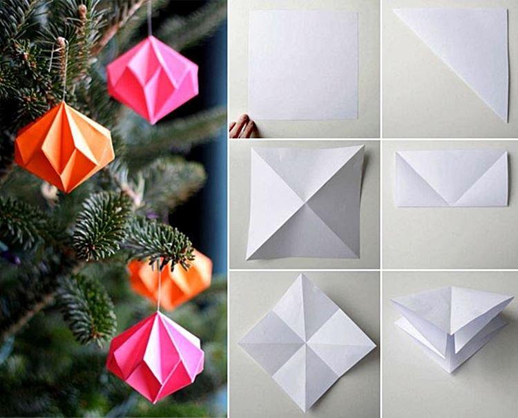 Artisanat en papier du Nouvel An pour les enfants - photos et idées