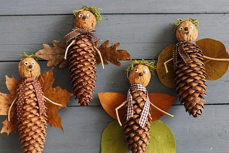 Artisanat du Nouvel An à partir de cônes pour enfants - photos et idées