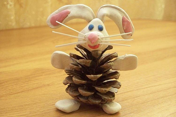 Artisanat du Nouvel An à partir de cônes pour enfants - photos et idées