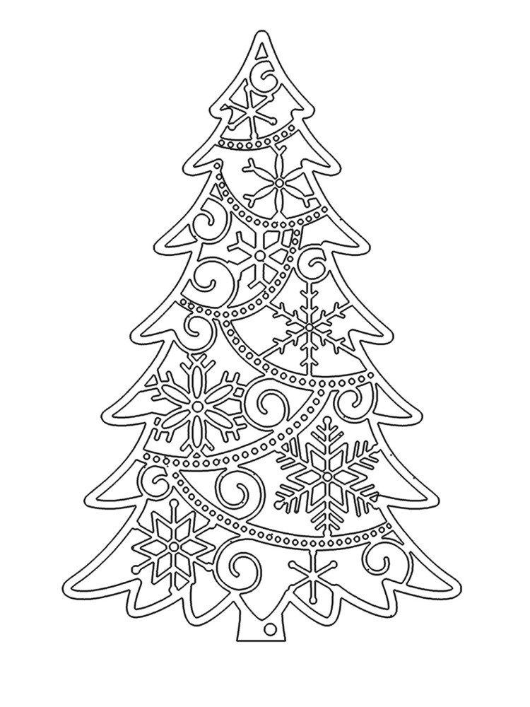 Sapin de Noël - Pochoirs du Nouvel An 2021