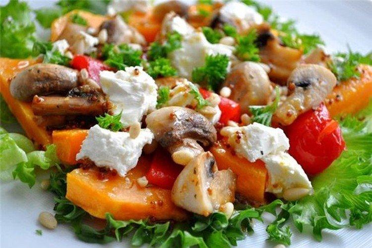 Citrouille aux champignons - Recettes de collations du Nouvel An