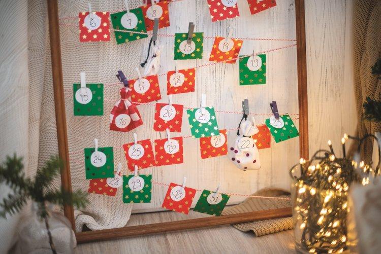 Calendrier de l'Avent DIY Nouvel An - photos et idées