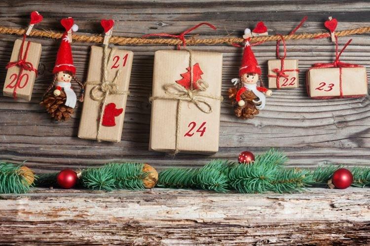 Calendrier de l'Avent DIY Nouvel An - photos et idées