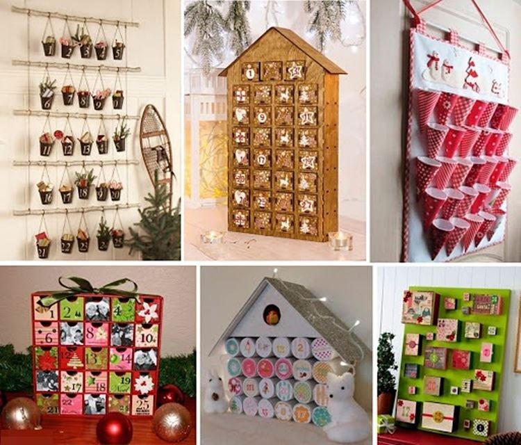Calendrier de l'Avent DIY Nouvel An - photos et idées