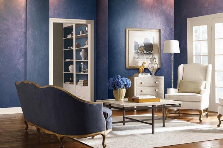 Papier peint liquide - Types de papier peint pour le salon