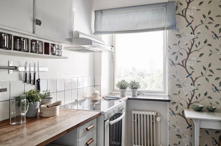 Papier peint pour la cuisine - photos et idées