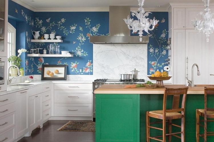 Papier peint pour la cuisine - photos et idées
