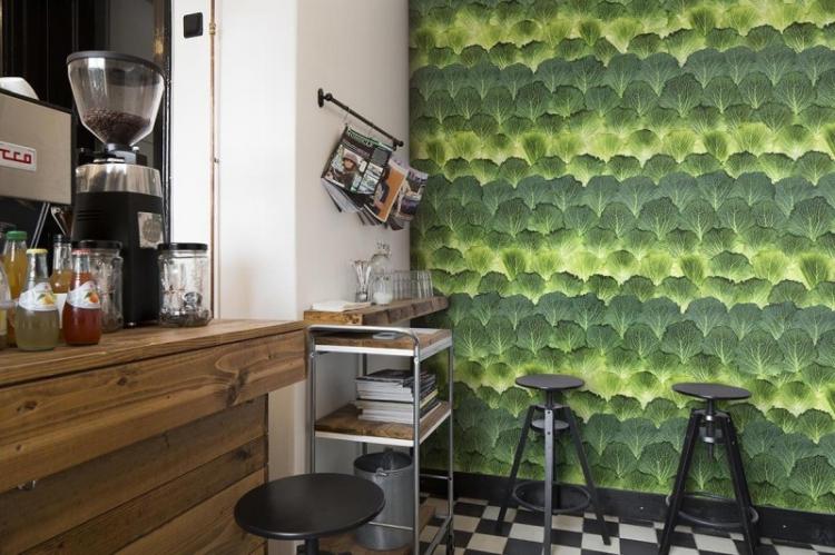 Papier peint pour la cuisine - photos et idées