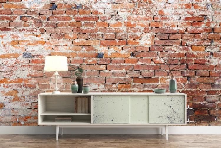 Papier peint pour la maçonnerie - photo