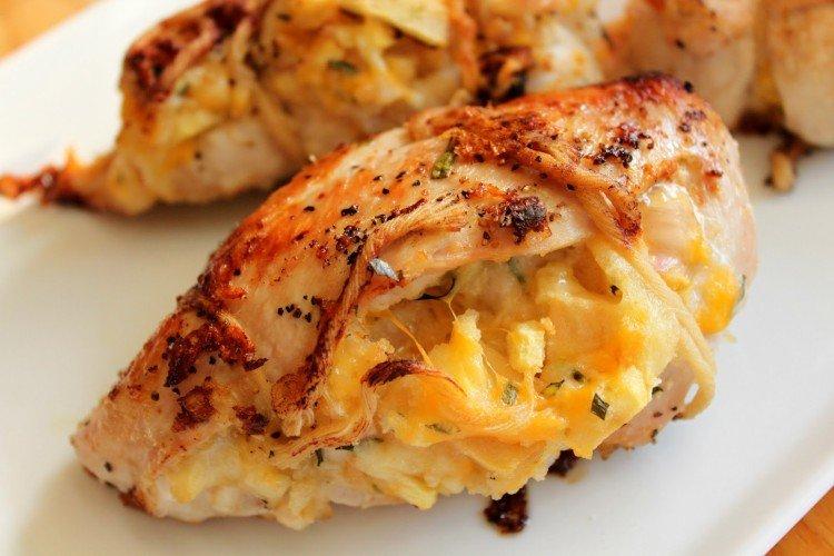 Poitrine de poulet au fromage - De délicieuses recettes