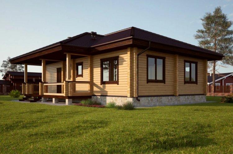 Maisons à un étage d'un bar - projets et photos