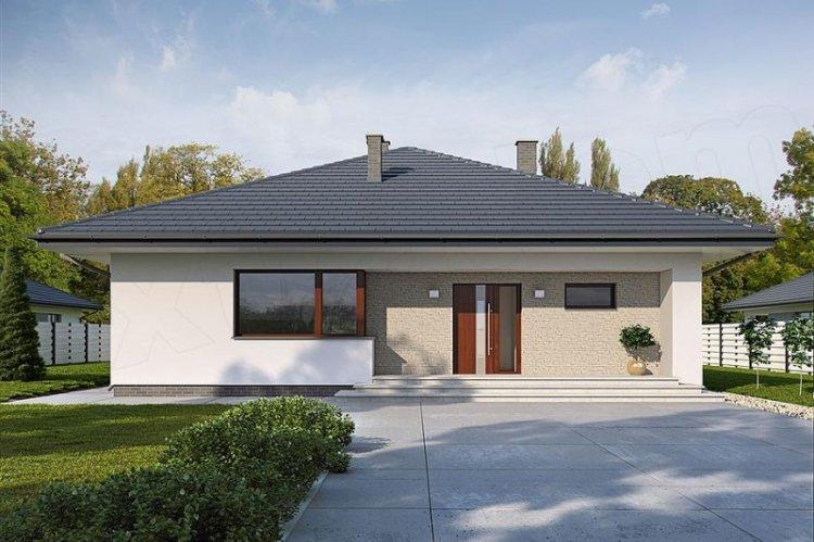 Maisons à un étage en blocs de mousse - projets et photos