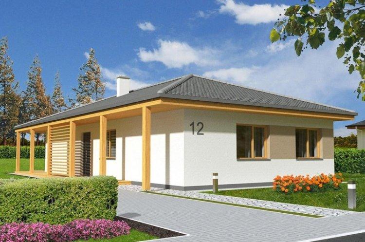 Maisons à un étage en blocs de mousse - projets et photos