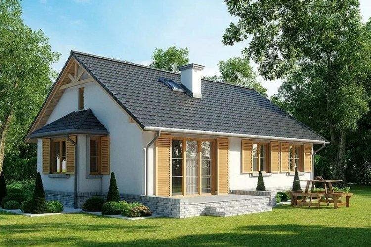 Maison de plain-pied avec grenier - projets et photos