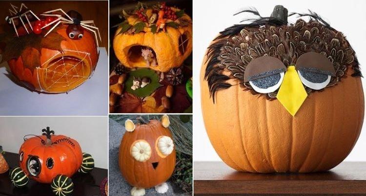 Artisanat de citrouille - Artisanat d'automne bricolage à la maternelle