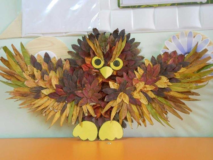 Bricolage artisanat d'automne à la maternelle - photos et idées