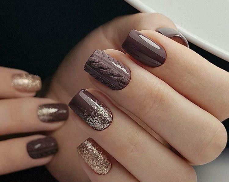 Vernis gel manucure automne 2020 - photo