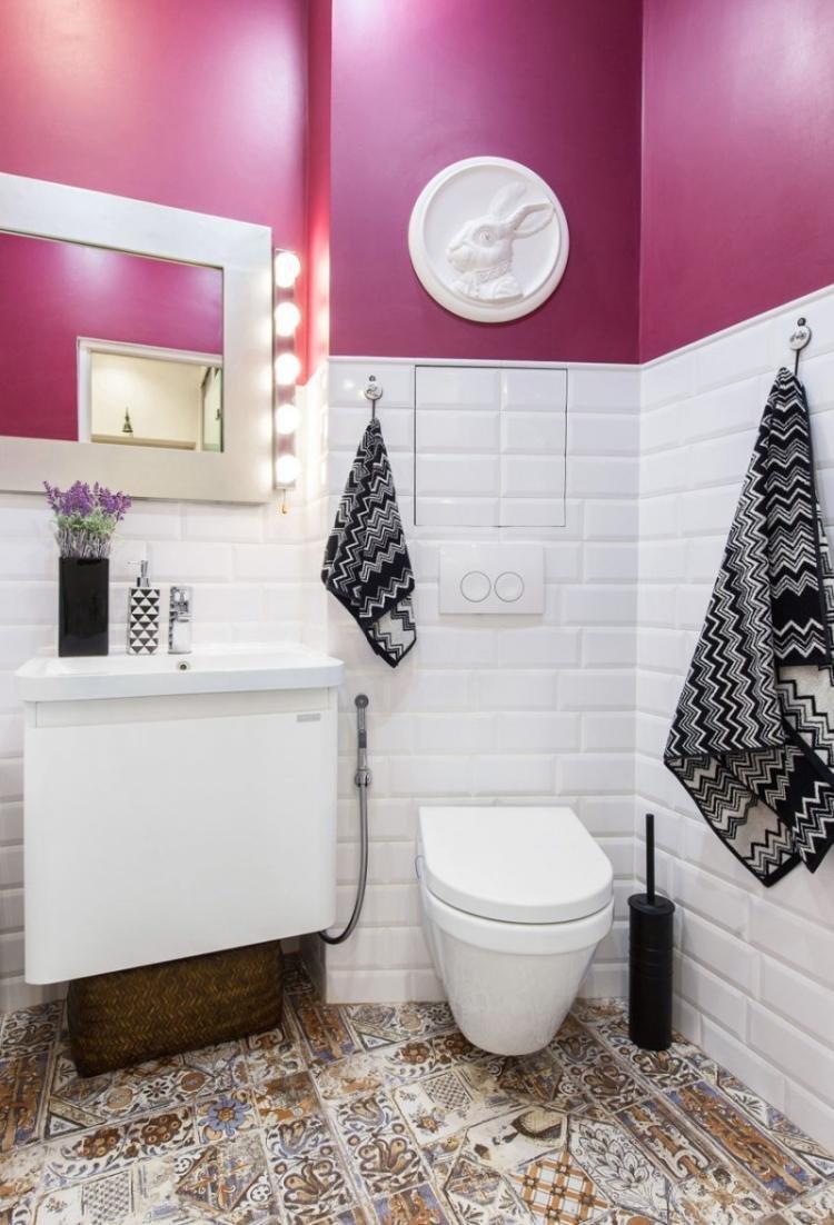 Solutions couleurs - Décoration murale dans les toilettes
