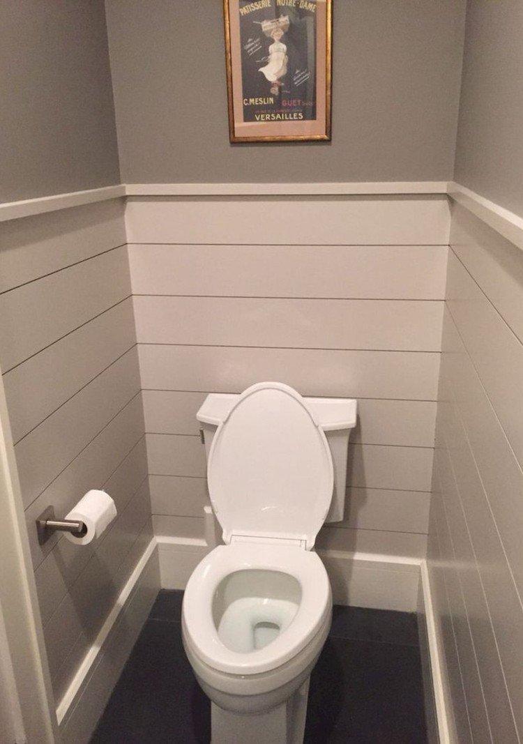 Panneaux en plastique - décoration murale dans les toilettes