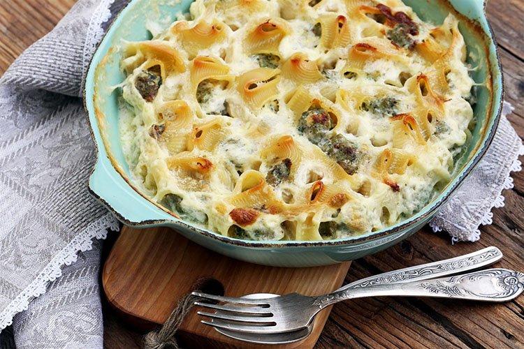 Casserole de pâtes aux champignons - recettes