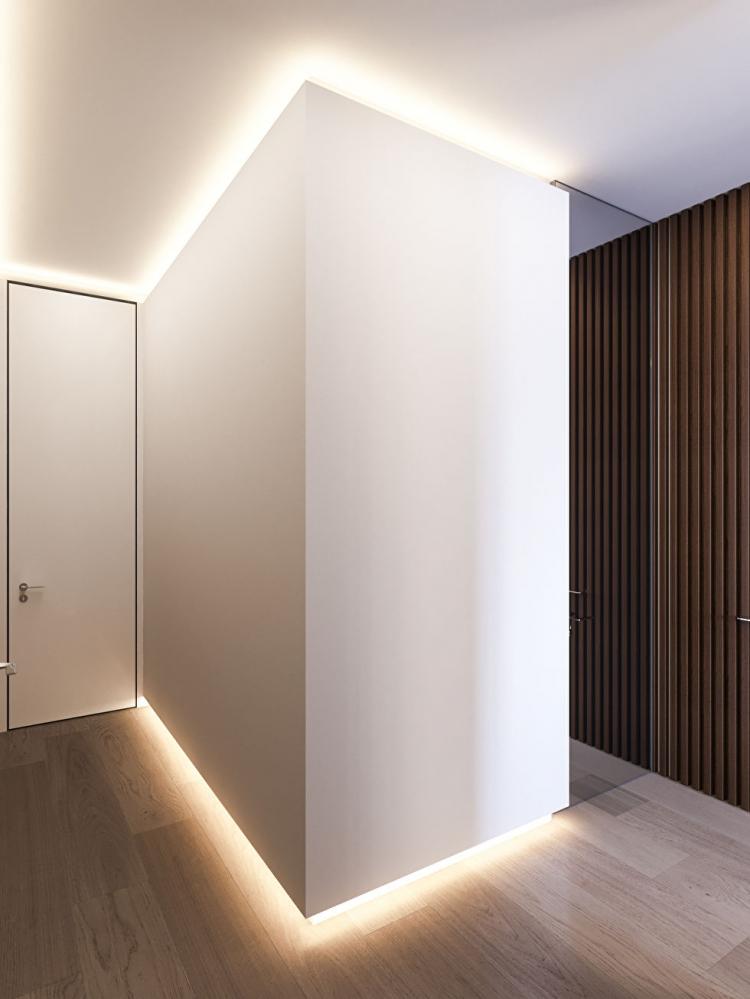 Penthouse dans le complexe résidentiel Sadovye Kvartaly - design d'intérieur