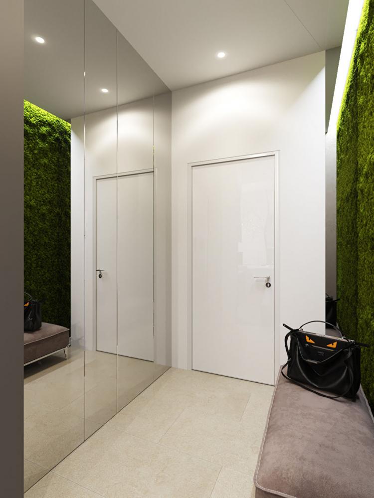 Penthouse dans le complexe résidentiel Sadovye Kvartaly - design d'intérieur