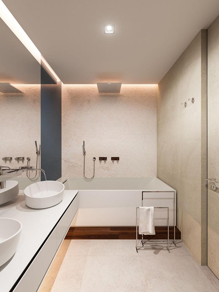 Penthouse dans le complexe résidentiel Sadovye Kvartaly - design d'intérieur