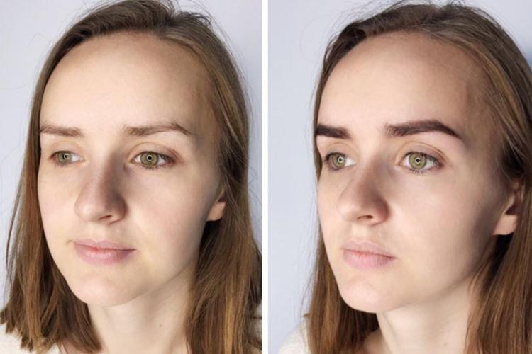Maquillage permanent des sourcils - photos avant et après