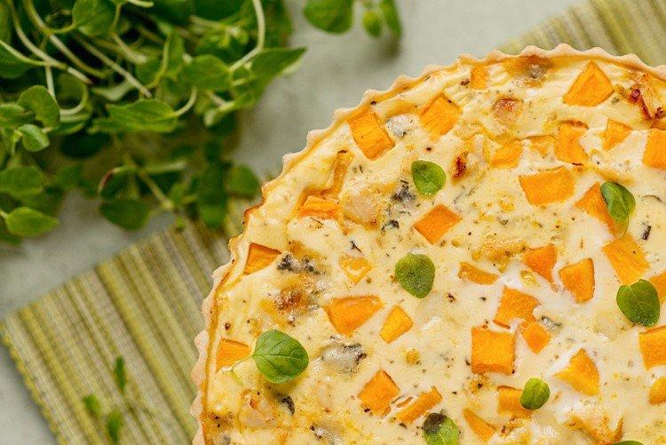 Tarte au poulet et à la citrouille - Recettes