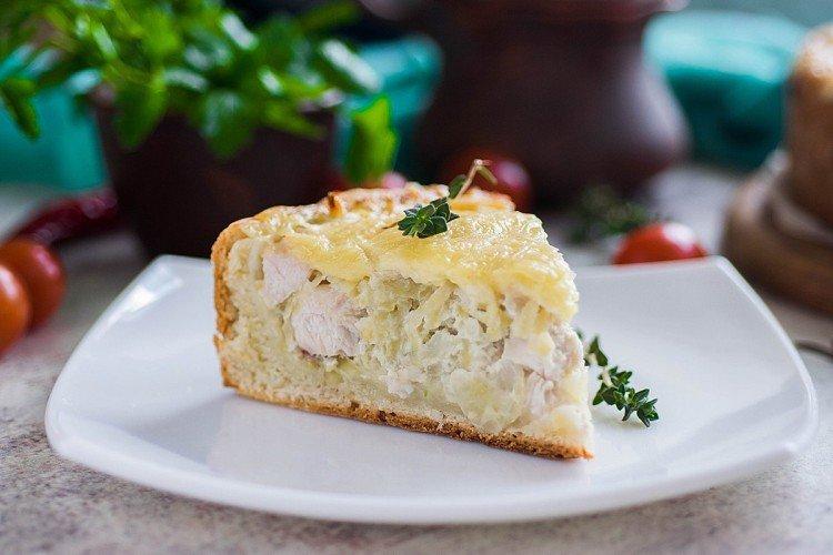 Tarte au poulet et au fromage cottage - recettes