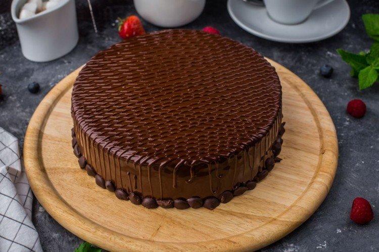 Tarte aux cerises glacées au chocolat - recettes