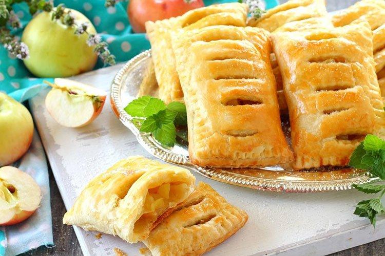 Pâtes feuilletées aux pommes - recettes