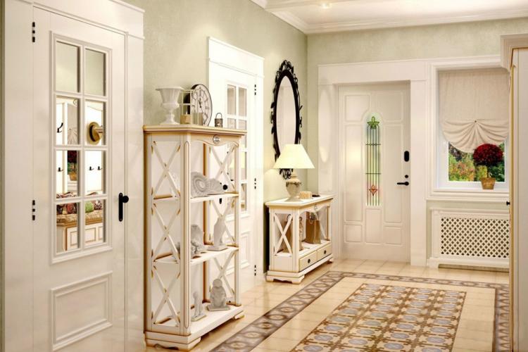 Carrelage de couloir de style provençal