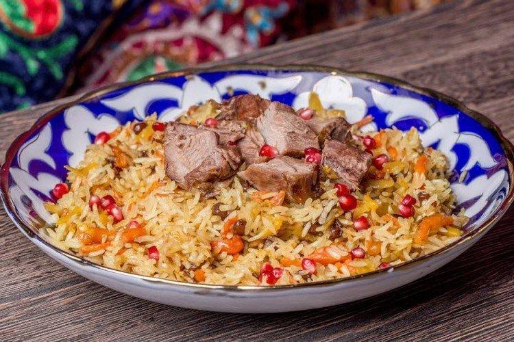 Pilaf de porc à la grenade - recettes