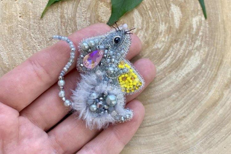 Rat du Nouvel An en perles - Cadeaux DIY pour le Nouvel An 2020