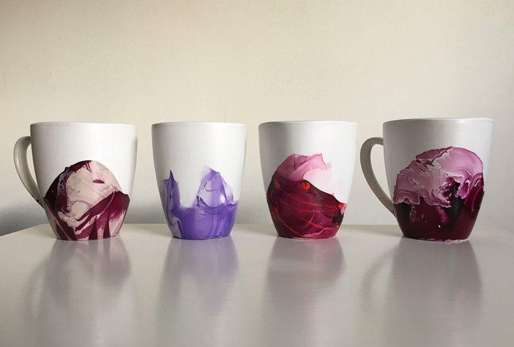Tasse en marbre - Cadeaux DIY pour le Nouvel An 2020