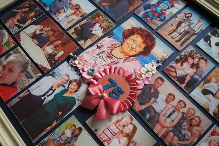 Affiche photo - Cadeau d'anniversaire de grand-mère bricolage