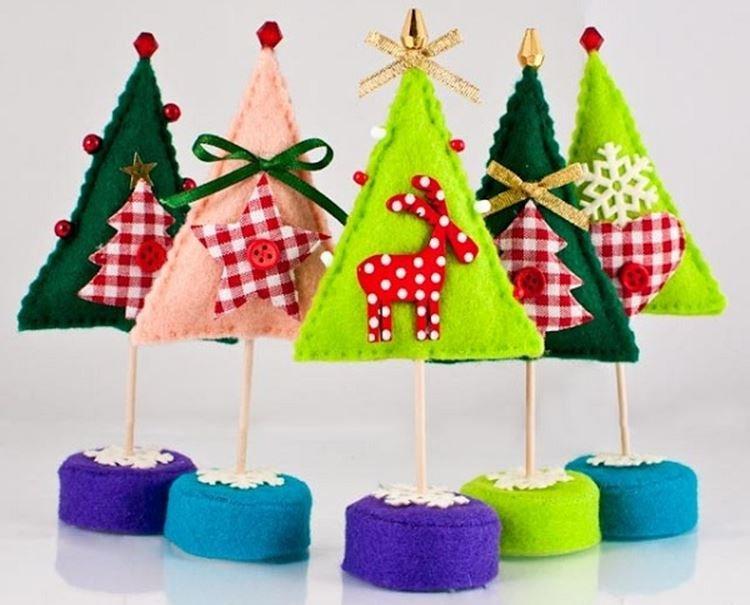 Chiffres en feutrine - Cadeau DIY pour maman pour le nouvel an