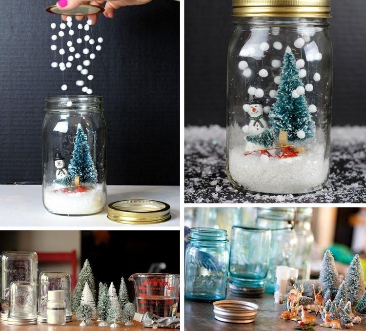 Une boule avec de la neige - un cadeau pour le Nouvel An 2021 de vos propres mains