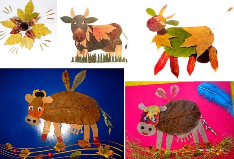 Feuilles de gobie - artisanat pour le nouvel an pour les enfants