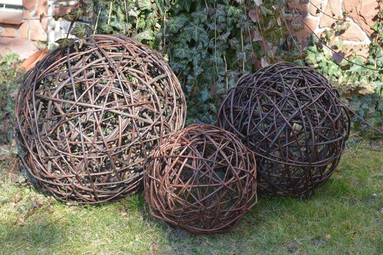 Boules en osier - Bricolage pour le jardin et le jardin