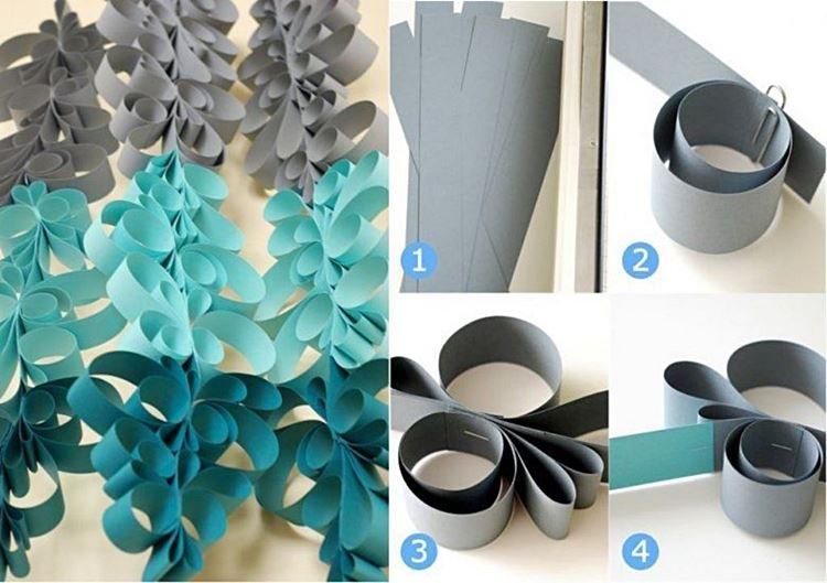 Guirlande de Noël - Bricolage en papier pour le Nouvel An 2021