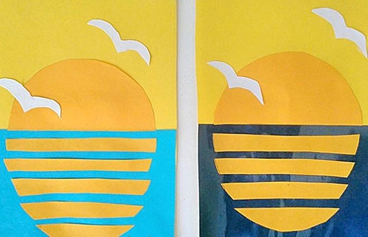 Artisanat en papier coloré pour les enfants de leurs propres mains - photo