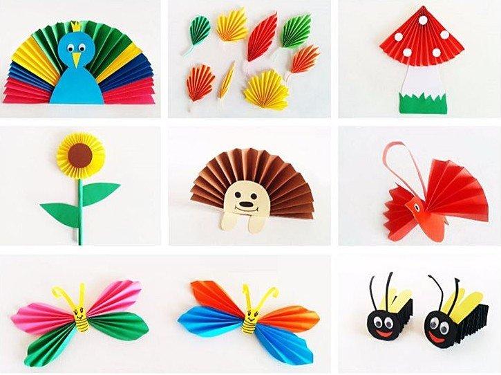 Artisanat en papier coloré pour les enfants de leurs propres mains - photo