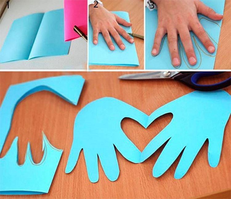 Artisanat en papier coloré pour les enfants de leurs propres mains - photo